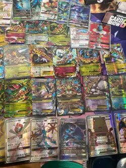 Non Tcg Fan Art Collection Mega Cards and Gx Entire Collection Shown - Image 2