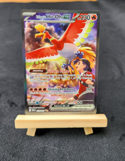 Pokemon TCG Ethans Ho-Oh EX Sir Destined Rivals Holo Card 230/182 English - Image 1