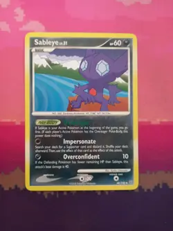 Pokemon Card Sableye Stormfront 48/100 Near Mint - Image 1
