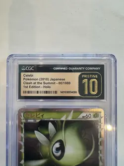 Celebi Clash at the Summit L3 1st Edition Japanese Pokemon Card MP - Image 3