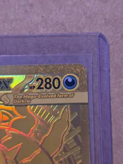 Mega Darkrai EX 120/084 Secret Rare Holo Full Art EN HP 280 2016 - Image 3
