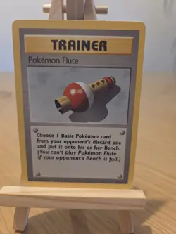 Pokemon TCG Flute Base Set Pokemon Card 86/102 Regular MP - Image 1
