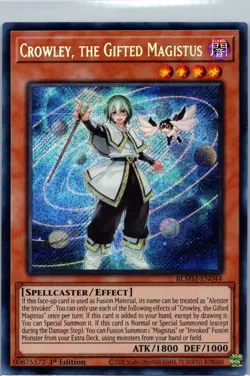 Crowley, the Gifted Magistus 1st Edition Secret Rare BLMM-EN044 NM - Image 1