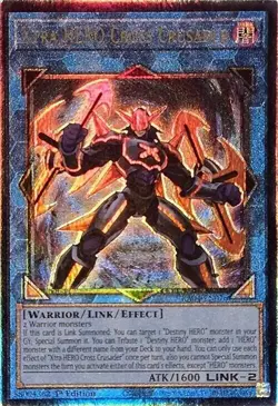 Xtra HERO Cross Crusader (RA04-EN076) - Ultimate Rare - 1st Edition - Image 1