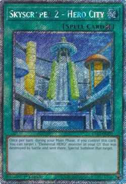 Skyscraper 2 - Hero City (RA03-EN175) - Platinum Secret Rare - 1st Edition - Image 1