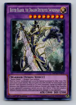 Buster Blader, the Dragon Destroyer Swordsman MP16-EN210 2016 Tin 1st Edition NM - Image 1
