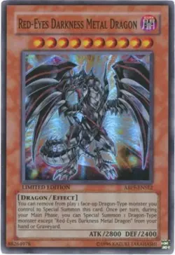 Red-Eyes Darkness Metal Dragon [ABPF-ENSE2] Super Rare Lightly Played Limited - - Image 1