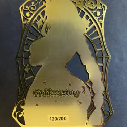 Goddess Story Gold METAL Card - Maiden Party - Serial Number #/200! Shogun Anime - Image 1