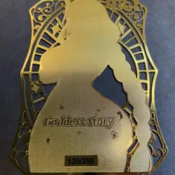 Goddess Story Gold METAL Card - Maiden Party - Serial Number #/200! Shogun Anime - Image 2