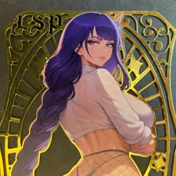 Goddess Story Gold METAL Card - Maiden Party - Serial Number #/200! Shogun Anime - Image 4