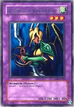 Dragoness the Wicked Knight [LOB-EN086] Rare Near Mint Unlimited - Yugioh single - Image 1