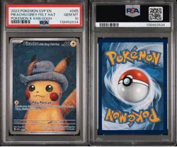 PSA 10 Pikachu With Grey Felt Hat SVP 085 - Van Gogh Pokemon TCG Promo GEM MINT - Image 1