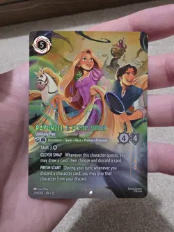 Rapunzel & Flynn Rider 239/207 (Enchanted) Disney Lorcana Attack of the Vine - Image 1
