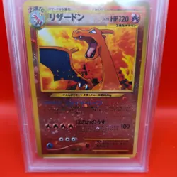 Charizard Neo 2 Promo 2000 Japanese Pokemon Card No 006 Reverse Holo PSA 9 Mint - Image 4