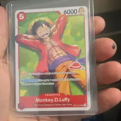 Bandai Monkey.D.Luffy ST21-014 Gear 5 Rush 6000 Power One Piece Card - Image 1