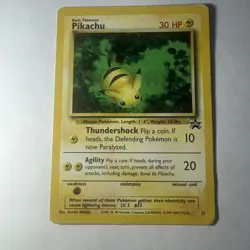 Pikachu #27 Black Star Promo 2000 Pokemon TCG Card – Vintage - Image 1