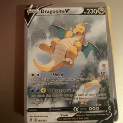 🐉 DRAGONITE V 🐉 192/203 ALTERNATE ART EVOLVING SKIES ULTRA RARE POKEMON CARD￼ - Image 1