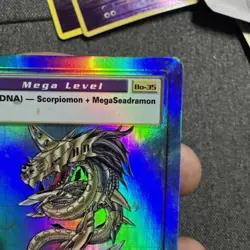 Bandai MetalSeadramon Digimon Card Bo-35 Mega Level Holo English 1999 - Image 2