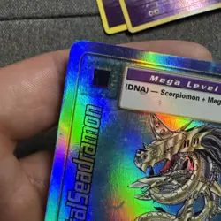 Bandai MetalSeadramon Digimon Card Bo-35 Mega Level Holo English 1999 - Image 3