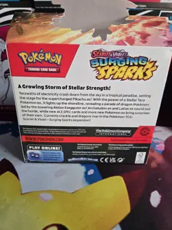 Pokemon Surging Sparks Booster Box Empty No Packs Or Cards. - Image 3