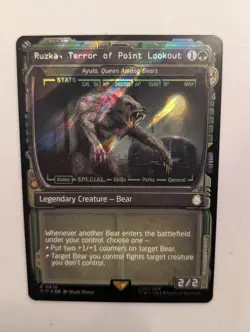 Ruzka, Terror of Point Lookout Showcase Surge Foil - PIP 0876 - NM - MTG Magic - Image 1