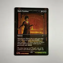 MTG Dark Petition (2525) *Foil Borderless* Secret Lair: Viva Las Rakdos NM - Image 1