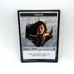 1 x Narset Transcendent Emblem Dragons of Tarkir MTG Magic The Gathering - Image 1