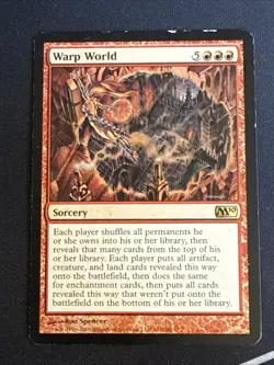 1x Warp World (163) Core Set 2010 M10 MP MTG Magic the Gathering x1 MKE - Image 1