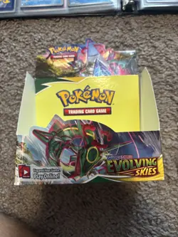 EMPTY - Pokemon TCG Sword & Shield Evolving Skies Booster Box - No cards 820650818776 - Image 1