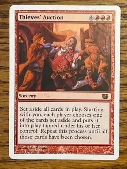 MTG - Thieves' Auction - 8th Edition - Rare - NM/LP - Magic the Gathering - Image 1