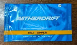 MTG Aetherdrift Box Topper NEW & SEALED - Image 1