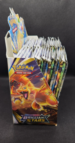 Pokemon - EMPTY Brilliant Stars Booster Box with 36 EMPTY Packs - NO CARDS (A) - Image 2
