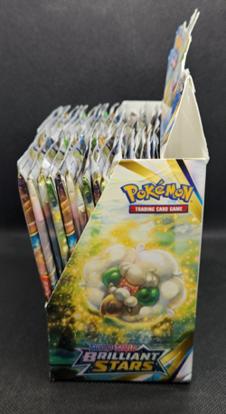 Pokemon - EMPTY Brilliant Stars Booster Box with 36 EMPTY Packs - NO CARDS (A) - Image 3