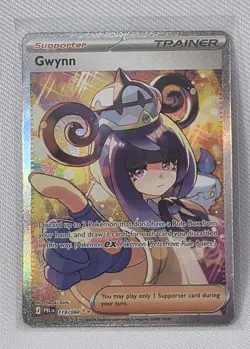 Pokemon TCG Gwynn 119/084 Pitch Black Spec Illust Rare SIR - Image 1