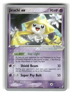 Jirachi ex (Tom Roos) 94/100 Rare World Championship Decks Pokemon Near Mint - Image 1