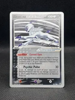 Absol ex 92/108 Rare Regular 100 HP 2007 World Championship Decks English - Image 2
