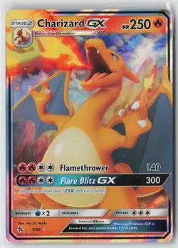 Charizard GX 9/68 Holo Rare GX Hidden Fates Pokemon NM - Image 1