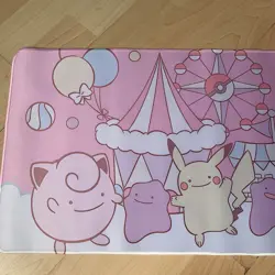 Ditto Pokemon Rubber Playmat Play Mat Kawaii Cute Clefairy Pikachu Jigglypuff - Image 2