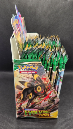 Pokemon Evolving Skies EMPTY Booster Box with 36 EMPTY Packs - NO CARDS - Image 3
