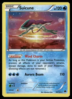 Suicune (Cosmos Holo) 030/122 Promo Blister Exclusives Pokemon LP - Image 1