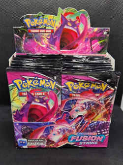 Pokemon TCG - EMPTY Fusion Strike Booster Box with 36 EMPTY Packs - NO CARDS - Image 1