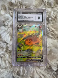2022 POKEMON BLACK STAR PROMOS - ULTRA-PREMIUM COLLECTION CHARIZARD V CGC 9 - Image 1