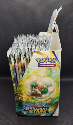 Pokemon - EMPTY Brilliant Stars Booster Box with 36 EMPTY Packs - NO CARDS (B) - Image 3