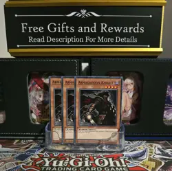 Playset 3x Armageddon Knight LEHD-ENC06 Yugioh Common - Image 1