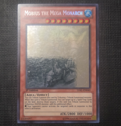 Yu-Gi-Oh! Mobius the Mega Monarch LVAL-EN040 Ghost Rare Foil 1st Edition - Image 1