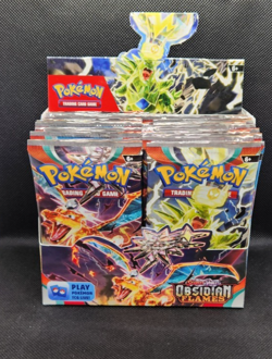 Pokemon - EMPTY Obsidian Flames Booster Box with 36 EMPTY Packs - NO CARDS - Image 1