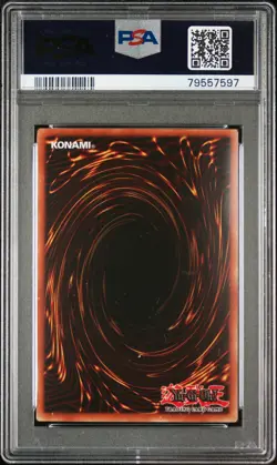 2002 YU-GI-OH! LOB-LEGEND OF BLUE EYES WHITE DRAGON 1ST ED #052 DARK HOLE PSA 9 - Image 2