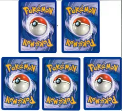 Skyridge Pokemon 5 Card Lot Regular LP Crobat, Growlithe, Energies - Image 2