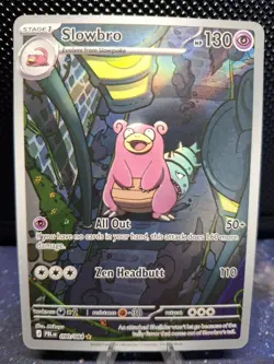 Pokemon Slowbro 090/084 Illustration Rare IR Pitch Black Holo Near Mint/MINT - Image 1