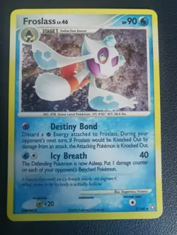 Pokemon Card Froslass 3/146 D&P Legends Awakened Holo Rare - Image 1